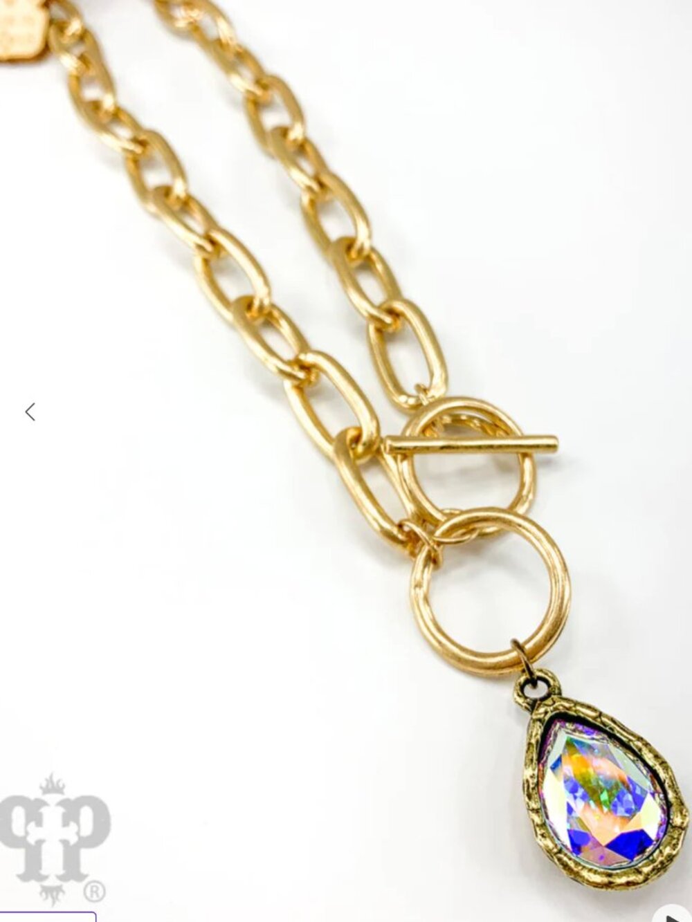 Pear-A-Dice Necklace in Gold